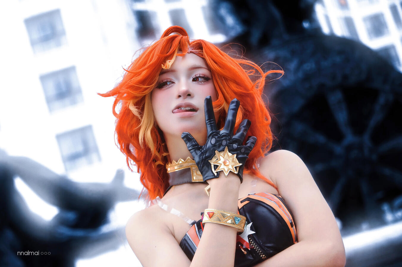 Shoot with Nikon D3100 (+ Andoer GN40) & Nikon AF-S DX 55-300mm f/4.5-5.6G ED VR (+ K&F Concept A-Series HD Black Mist Diffusion 1/4). No rim light or other direct light sources were used.